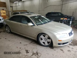 2005 Audi A8 L with VIN WAUML44EX5N009155, listed as a Copart auction lot 83332304 with Not Provided miles and Clean Title. Bid and sale history available at carsss.com. Image 4.