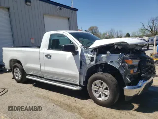 2024 Chevrolet Silverado 1500 Work Truck with VIN 3GCNAAED5RG386217, listed as a Copart auction lot 53159225 with 0 mi miles and Clean Title. Bid and sale history available at carsss.com. Image 4.