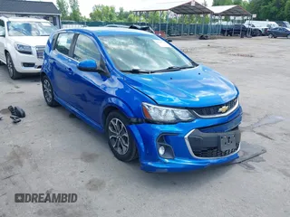 2017 Chevrolet Sonic LT with VIN 1G1JD6SG3H4119714, listed as a IAAI auction lot 42187437 with 54,516 mi miles and . Bid and sale history available at DreamBid. Image 1.