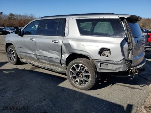 2024 Chevrolet Suburban RST with VIN 1GNSKEKDXRR161567, listed as a Copart auction lot 43260455 with 15,343 mi miles and Salvage Title. Bid and sale history available at carsss.com. Image 2.