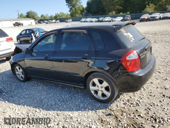 2008 Kia Spectra with VIN KNAFE161685016250, listed as a Copart auction lot 71382894 with 212,659 mi miles and Salvage Title. Bid and sale history available at carsss.com. Image 2.