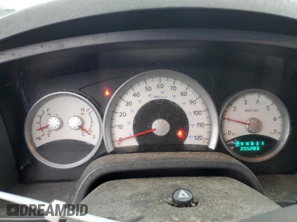 2006 Dodge Dakota SLT with VIN 1D7HE48K86S605839, listed as a Copart auction lot 78135534 with 205,283 mi miles and Salvage Title. Bid and sale history available at DreamBid. Image 9.