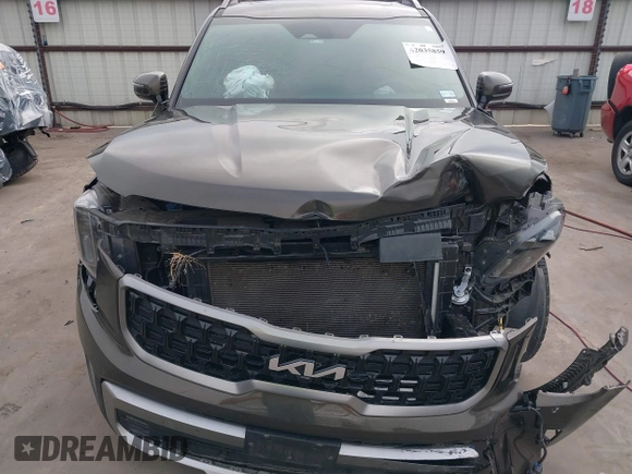 2023 Kia Telluride SX Prestige X-Pro с VIN 5XYP5DGC8PG357339, выставлен на аукционе IAAI как лот 42035859 с пробегом 26 835 миль миль и . История ставок и продаж доступна на DreamBid. Изображение 11.