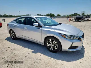 2021 Nissan Sentra SV with VIN 3N1AB8CVXMY223147, listed as a Copart auction lot 60263515 with 70,760 mi miles and Clean title. Bid and sale history available at DreamBid. Image 4.