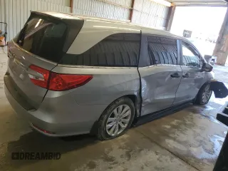 2019 Honda Odyssey LX with VIN 5FNRL6H26KB045102, listed as a Copart auction lot 47929665 with Not Provided miles and Salvage Title. Bid and sale history available at DreamBid. Image 3.