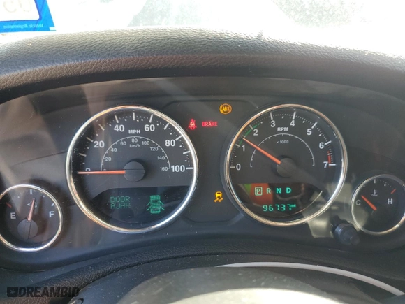 2015 Jeep Wrangler Unlimited Rubicon Hard Rock with VIN 1C4HJWFG1FL710264, listed as a Copart auction lot 47563975 with 96,737 mi miles and Salvage Title. Bid and sale history available at carsss.com. Image 9.