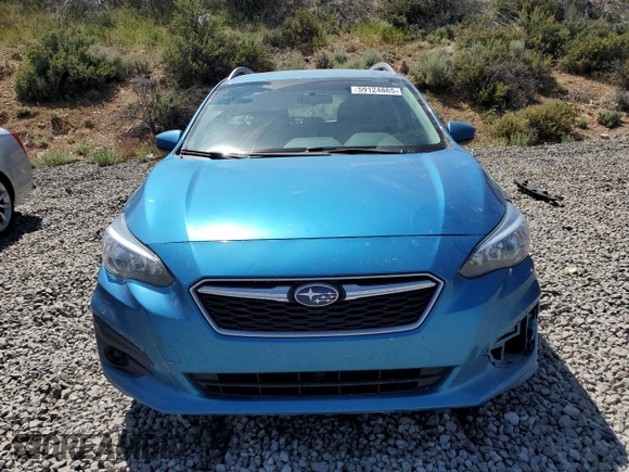 2019 Subaru Impreza Premium with VIN 4S3GTAC62K3738220, listed as a Copart auction lot 59124865 with 94,622 mi miles and Salvage title. Bid and sale history available at DreamBid. Image 5.