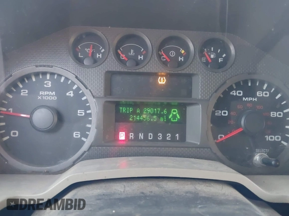 2008 Ford F-250 XL with VIN 1FTSW20578EE14423, listed as a IAAI auction lot 41233328 with 214,456 mi miles and . Bid and sale history available at DreamBid. Image 7.