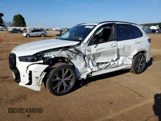 2024 BMW X5 xDrive40i with VIN 5UX23EU05R9V23173, listed as a Copart auction lot 46997925 with 0 mi miles and Salvage Title. Bid and sale history available at carsss.com. Image 1.