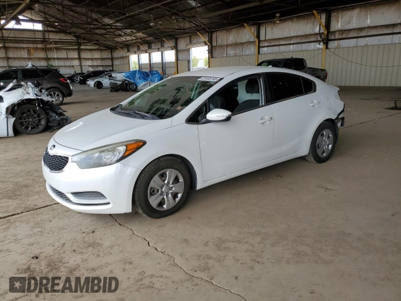 2015 Kia Forte LX with VIN KNAFX4A64F5430123, listed as a Copart auction lot 51445745 with 65,930 mi miles and Salvage Title. Bid and sale history available at carsss.com. Image 1.