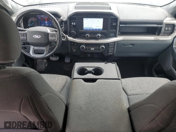2021 Ford F-150 XL with VIN 1FTFX1E82MKE64671, listed as a Copart auction lot 51819705 with 34,913 mi miles and Salvage title. Bid and sale history available at DreamBid. Image 8.