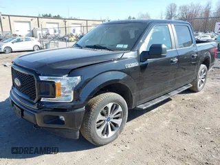 2019 Ford F-150 XL with VIN 1FTEW1EP5KKE97862, listed as a IAAI auction lot 41831711 with 36,037 mi miles. Bid and sale history available at carsss.com. Image 2.