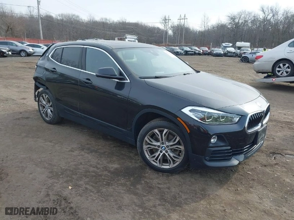 2019 BMW X2 xDrive28i with VIN WBXYJ5C52KEF82876, listed as a IAAI auction lot 41292641 with 46,774 mi miles. Bid and sale history available at carsss.com. Image 1.