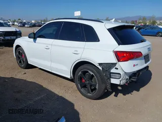 2019 Audi SQ5 Prestige with VIN WA1C4AFY4K2131017, listed as a IAAI auction lot 42024387 with 65,788 mi miles. Bid and sale history available at carsss.com. Image 3.