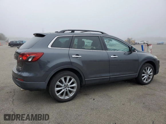 2014 Mazda CX-9 Grand Touring with VIN JM3TB3DV3E0434202, listed as a Copart auction lot 50893785 with 93,757 mi miles and Salvage Title. Bid and sale history available at DreamBid. Image 3.