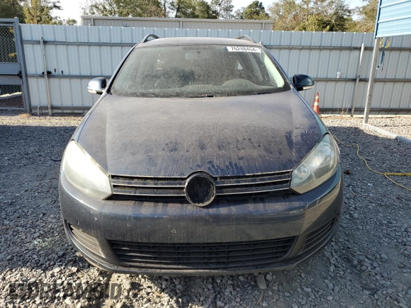 2010 Volkswagen Jetta SportWagen TDI with VIN 3VWPL7AJ4AM637541, listed as a Copart auction lot 76248454 with 154,831 mi miles and Salvage Title. Bid and sale history available at carsss.com. Image 5.