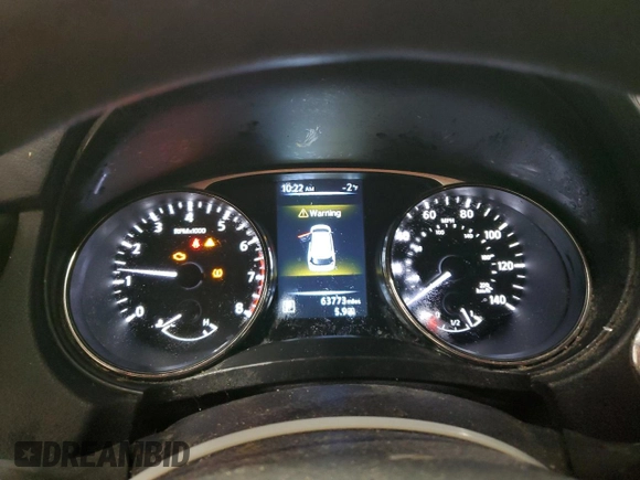 2016 Nissan Rogue SV with VIN KNMAT2MT7GP600639, listed as a Copart auction lot 41833705 with 63,773 mi miles and Salvage Title. Bid and sale history available at carsss.com. Image 9.