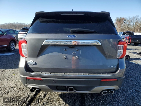 2022 Ford Explorer King Ranch z VIN 1FM5K8LC1NGC30483, wystawiony jako Copart lot #48477725 z przebiegiem 21 339 mil mil oraz Szkoda całkowita • Salvage title. Historia ofert i sprzedaży dostępna na DreamBid. Obrazek 6.