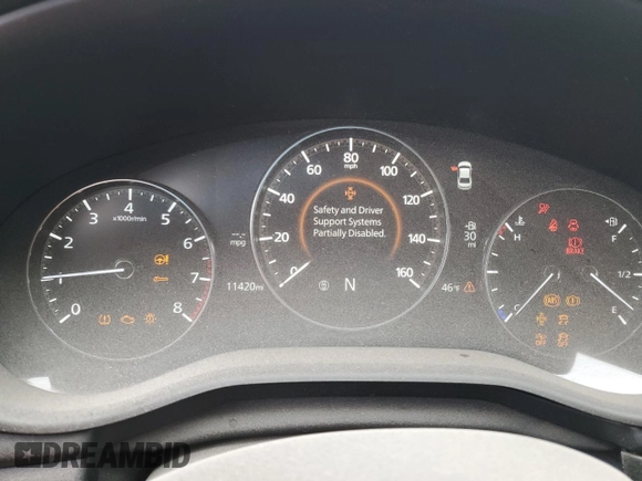 2023 Mazda 3 S Premium with VIN 3MZBPBDM4PM379568, listed as a Copart auction lot 88546265 with 11,420 mi miles and Salvage title. Bid and sale history available at DreamBid. Image 9.