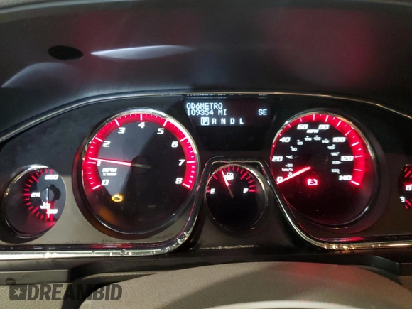 2016 GMC Acadia SLT with VIN 1GKKRRKDXGJ112428, listed as a Copart auction lot 53814744 with 109,354 mi miles and Salvage Title. Bid and sale history available at carsss.com. Image 9.