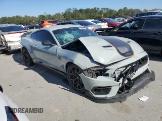2021 Ford Mustang Mach 1 with VIN 1FA6P8R08M5552061, listed as a Copart auction lot 82644414 with 0 mi miles and Salvage Title. Bid and sale history available at carsss.com. Image 4.