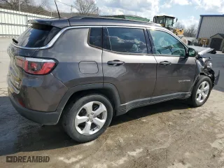 2019 Jeep Compass Latitude w/Sun/Wheel Pkg with VIN 3C4NJCBB6KT699854, listed as a Copart auction lot 48967185 with 17,666 mi miles and Salvage Title. Bid and sale history available at carsss.com. Image 3.