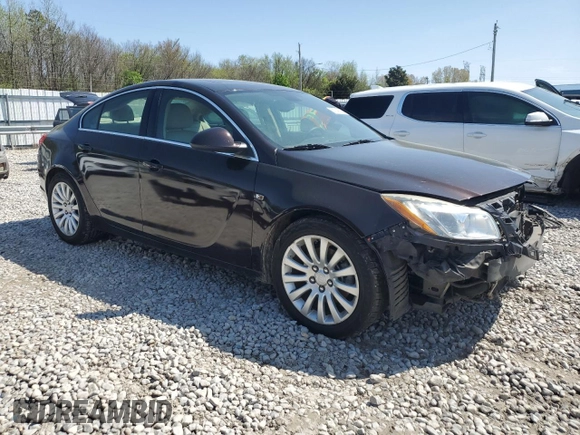 2011 Buick Regal CXL Turbo TO3 with VIN W04GX5GV4B1095226, listed as a Copart auction lot 51241725 with 149,433 mi miles and Salvage Title. Bid and sale history available at carsss.com. Image 4.