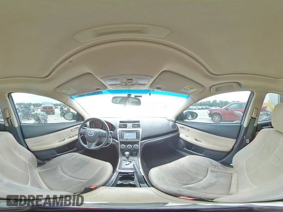 2012 Mazda 6 i Touring Plus with VIN 1YVHZ8EH0C5M17125, listed as a Copart auction lot 87085434 with 118,996 mi miles and Salvage Title. Bid and sale history available at carsss.com. Image 13.