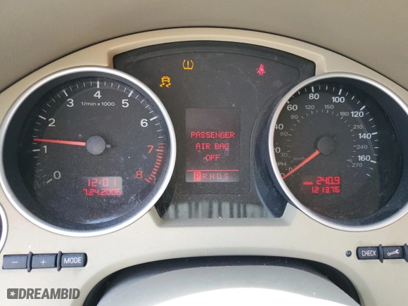 2008 Audi A4 2.0T with VIN WAUAF48H18K016824, listed as a Copart auction lot 50129485 with 121,376 mi miles and Salvage Title. Bid and sale history available at carsss.com. Image 9.