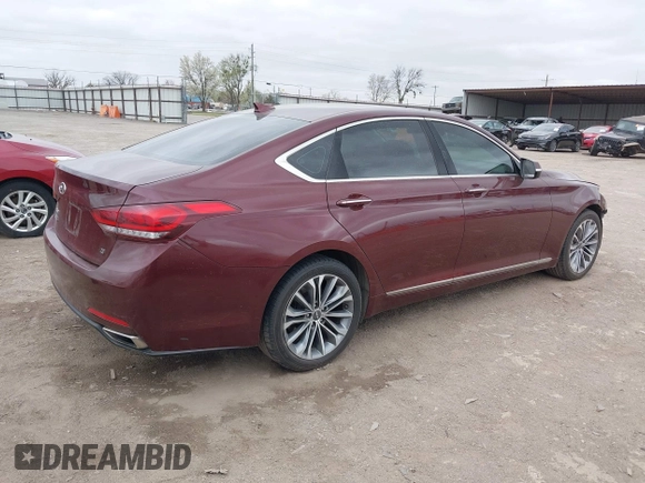 2016 Hyundai Genesis 3.8L z VIN KMHGN4JE4GU107861, wystawiony jako IAAI lot #41835463 z przebiegiem 148 198 mil mil oraz . Historia ofert i sprzedaży dostępna na DreamBid. Obrazek 4.