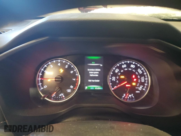2022 Toyota RAV4 LE with VIN 2T3F1RFV9NW301142, listed as a Copart auction lot 48855475 with 45,284 mi miles and Salvage Title. Bid and sale history available at carsss.com. Image 9.