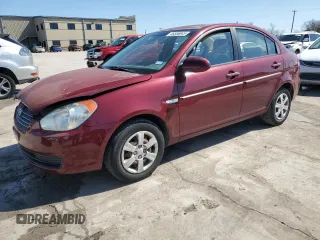 2007 Hyundai Accent GLS with VIN KMHCN46C77U123350, listed as a Copart auction lot 46856845 with 150,833 mi miles and Clean Title. Bid and sale history available at carsss.com. Image 1.