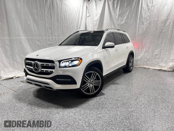 2020 Mercedes-Benz GLS 450 z VIN 4JGFF5KEXLA253920, wystawiony jako Copart lot #60090855 z przebiegiem 82 329 mil mil oraz Czysty tytuł • Clean title. Historia ofert i sprzedaży dostępna na DreamBid. Obrazek 2.