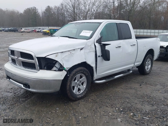 2010 Dodge Ram 1500 SLT with VIN 1D7RV1GP1AS129166, listed as a IAAI auction lot 41569351 with 65,507 mi miles. Bid and sale history available at carsss.com. Image 20.