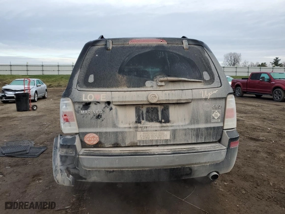 2009 Mercury Mariner with VIN 4M2CU91G09KJ05411, listed as a Copart auction lot 82391844 with 132,990 mi miles and Clean Title. Bid and sale history available at carsss.com. Image 6.