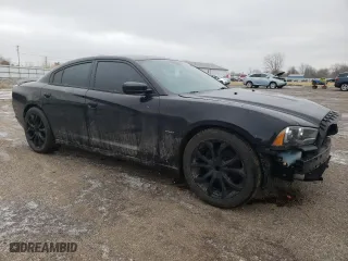 2014 Dodge Charger RT Plus with VIN 2C3CDXCT8EH339323, listed as a Copart auction lot 45321115 with 110,900 mi miles and Salvage Title. Bid and sale history available at carsss.com. Image 4.