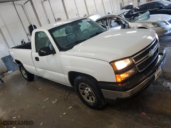 2006 Chevrolet Silverado 1500 Work Truck with VIN 3GCEC14X86G258958, listed as a Copart auction lot 52759495 with 87,876 mi miles and Salvage Title. Bid and sale history available at carsss.com. Image 4.
