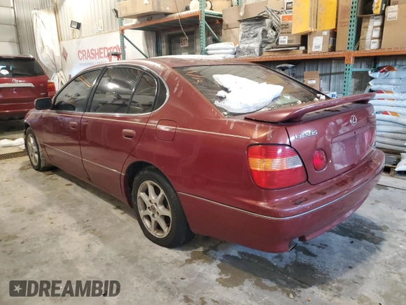 1998 Lexus GS 300 z VIN JT8BD68S7W0034059, wystawiony jako Copart lot #88227395 z przebiegiem 269 435 mil mil oraz Szkoda całkowita • Salvage title. Historia ofert i sprzedaży dostępna na DreamBid. Obrazek 2.