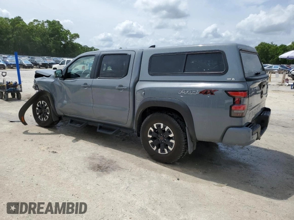 2023 Nissan Frontier Pro-4X with VIN 1N6ED1EK5PN651824, listed as a Copart auction lot 50928645 with 11,319 mi miles and Non repairable. Bid and sale history available at DreamBid. Image 2.
