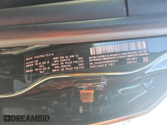 2021 Jeep Renegade Jeepster с VIN ZACNJDAB5MPM95674, выставлен на аукционе Copart как лот 57142895 с пробегом 93 696 миль миль и Чистый • Clean title. История ставок и продаж доступна на DreamBid. Изображение 13.