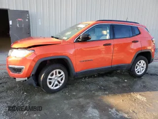 2020 Jeep Compass Sport with VIN 3C4NJDAB8LT148463, listed as a Copart auction lot 83387784 with 86,152 mi miles and Clean Title. Bid and sale history available at carsss.com. Image 1.