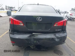 2011 Lexus IS 250 with VIN JTHBF5C20B5132424, listed as a IAAI auction lot 42497980 with 158,493 mi miles and . Bid and sale history available at DreamBid. Image 6.
