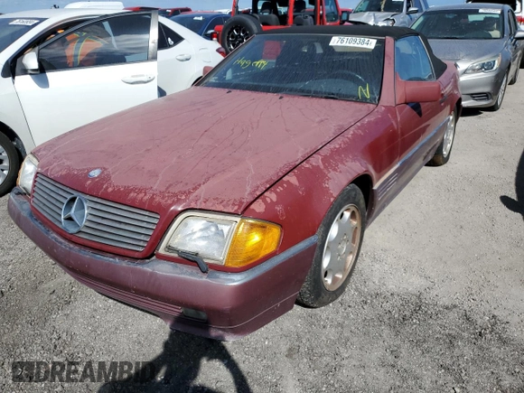 1992 Mercedes-Benz 500 с VIN WDBFA66E2NF060149, выставлен на аукционе Copart как лот 76109384 с пробегом 55 753 миль миль и Списание • Salvage title. История ставок и продаж доступна на DreamBid. Изображение 1.