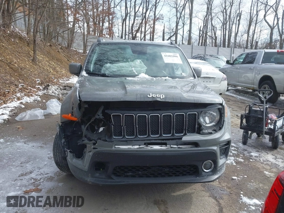 2020 Jeep Renegade Latitude with VIN ZACNJBBBXLPM06330, listed as a IAAI auction lot 41601086 with 92,320 mi miles. Bid and sale history available at carsss.com. Image 13.