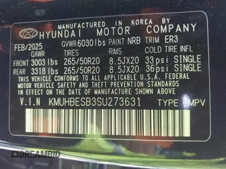 2025 Genesis GV80 z VIN KMUHBESB3SU273631, wystawiony jako IAAI lot #42186632 z przebiegiem 184 mil mil oraz . Historia ofert i sprzedaży dostępna na DreamBid. Obrazek 9.