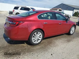 2014 Buick Regal Premium I with VIN 2G4GN5EX2E9202527, listed as a Copart auction lot 52016375 with 74,987 mi miles and Salvage title. Bid and sale history available at DreamBid. Image 3.