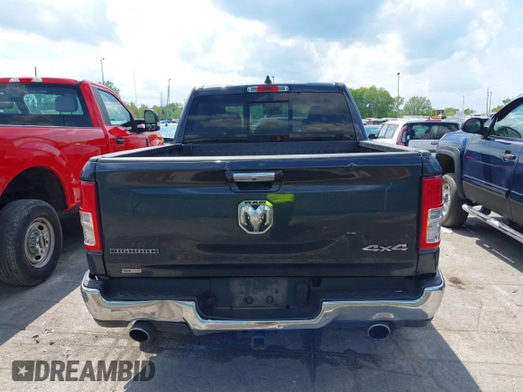 2019 Ram 1500 Big Horn with VIN 1C6SRFFT7KN720010, listed as a IAAI auction lot 42276072 with 191,595 mi miles and . Bid and sale history available at DreamBid. Image 16.