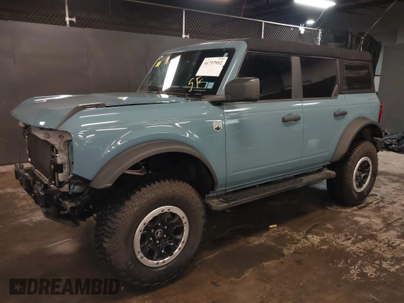 2023 Ford Bronco with VIN 1FMDE5DH0PLC12031, listed as a IAAI auction lot 41737952 with 8,781 mi miles. Bid and sale history available at carsss.com. Image 19.