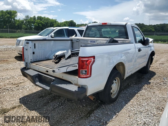 2017 Ford F-150 XL с VIN 1FTMF1C89HFC37988, выставлен на аукционе Copart как лот 62654895 с пробегом 107 035 миль миль и Списание • Salvage title. История ставок и продаж доступна на DreamBid. Изображение 3.
