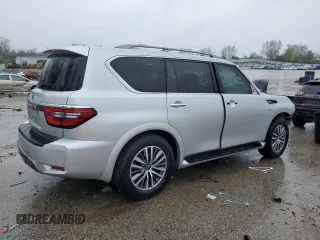 2022 Nissan Armada SL with VIN JN8AY2BB1N9810882, listed as a Copart auction lot 51917545 with 72,080 mi miles and Salvage Title. Bid and sale history available at carsss.com. Image 3.